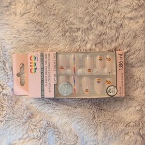 Quo Beauty Rainbow Faux Nails with Pink Glue! ✨NIB✨